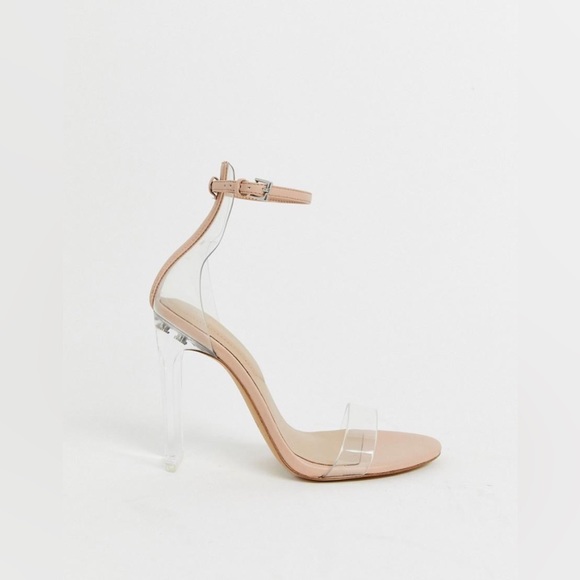 Aldo Nude Clear Heels - Picture 2 of 8
